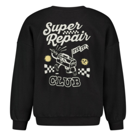 Sturdy Sweater met backprint oversized - Fix It