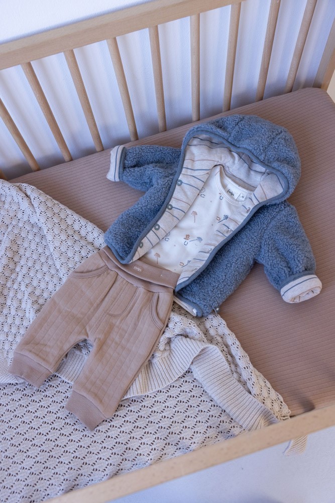 Feetje Bouclé omkeerbaar jasje met capuchon - Howdy