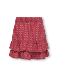 ONLY KOGBOLETTA SKORT Rood