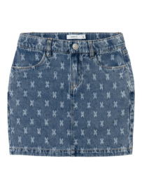 Name it NKFBENTE DNM SKIRT
