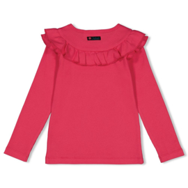 Jubel Longsleeve ruches Roze - Girls Club
