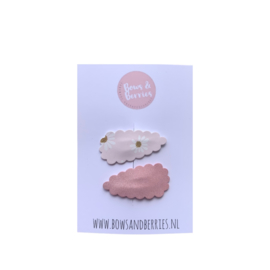 Haarspeldjes Mea - Pink Flower