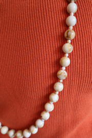 Phone chain - creme