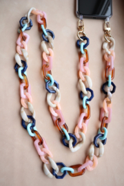 Phone chain - blauw