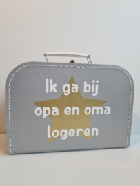 Ik ga bij opa en oma logeren