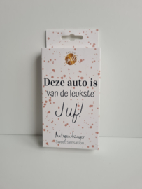 Geurhanger juf
