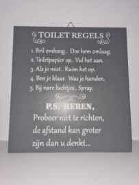 Toilet regels
