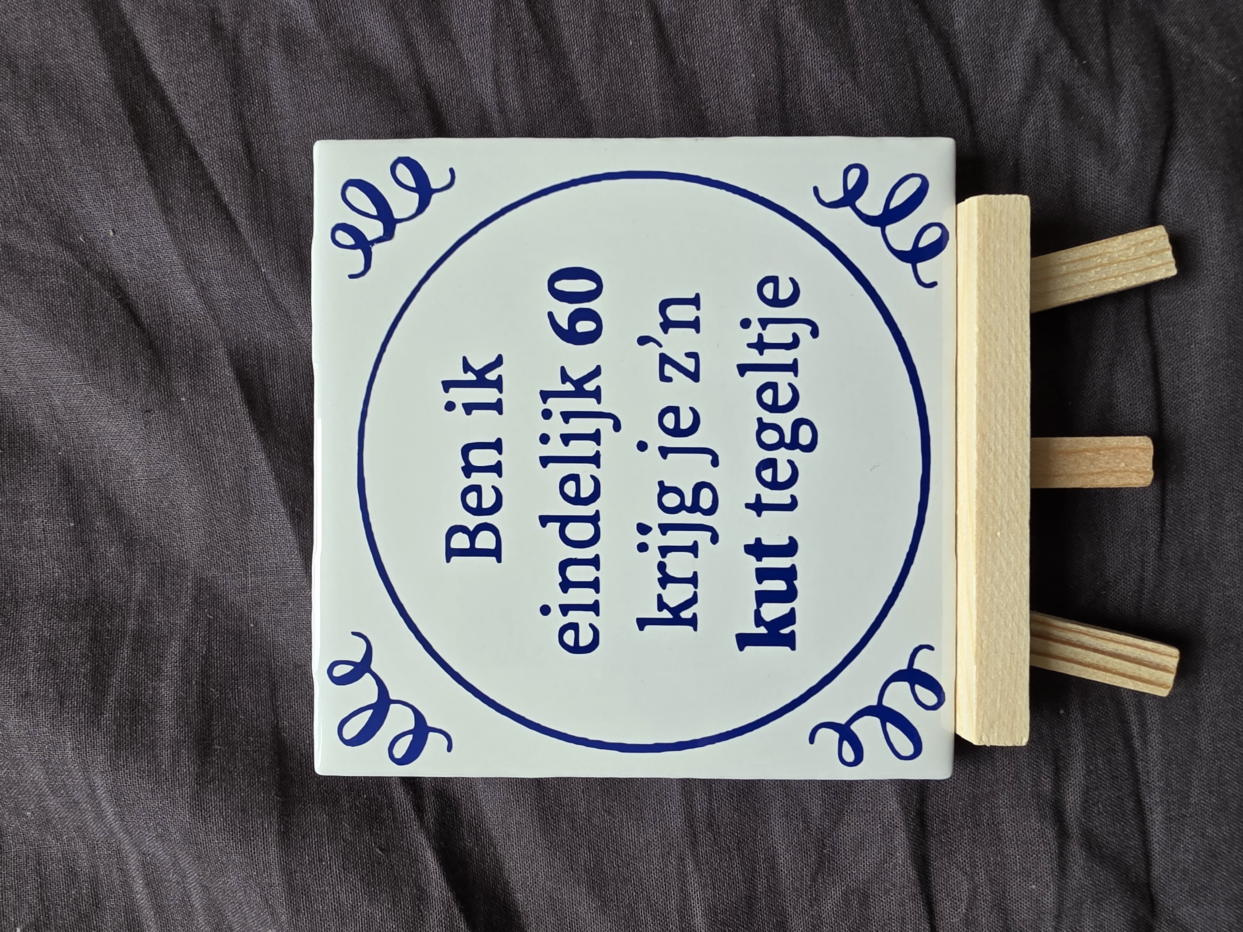 60 jaar kut tegel