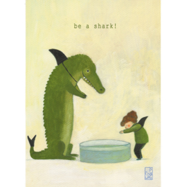 Postkaart A6 | Be a Shark! | 5 stuks