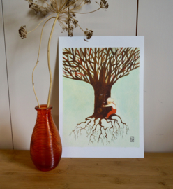 Kleine Poster A4 | Tree Hug