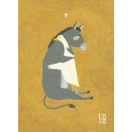 Postkaart A6 | Big Hug Donkey | 5 stuks