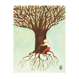 Kleine Poster A4 | Tree Hug
