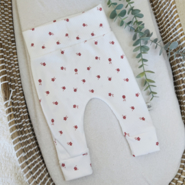 Newborn Broekje - Disty Bloem Ecru
