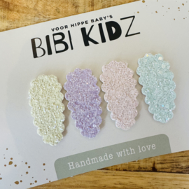 Haarspeldje Kartel Pastel Glitter