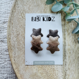 Haarspeld Teddy ster Mix