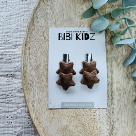 Haarspeld Teddy ster Camel