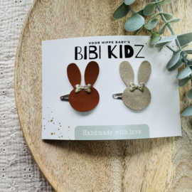 Haarspeld Bunny met Strikje