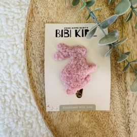 Haarspeld Konijntje Roze
