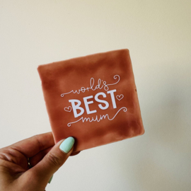 Tegeltje - Worlds Best Mom