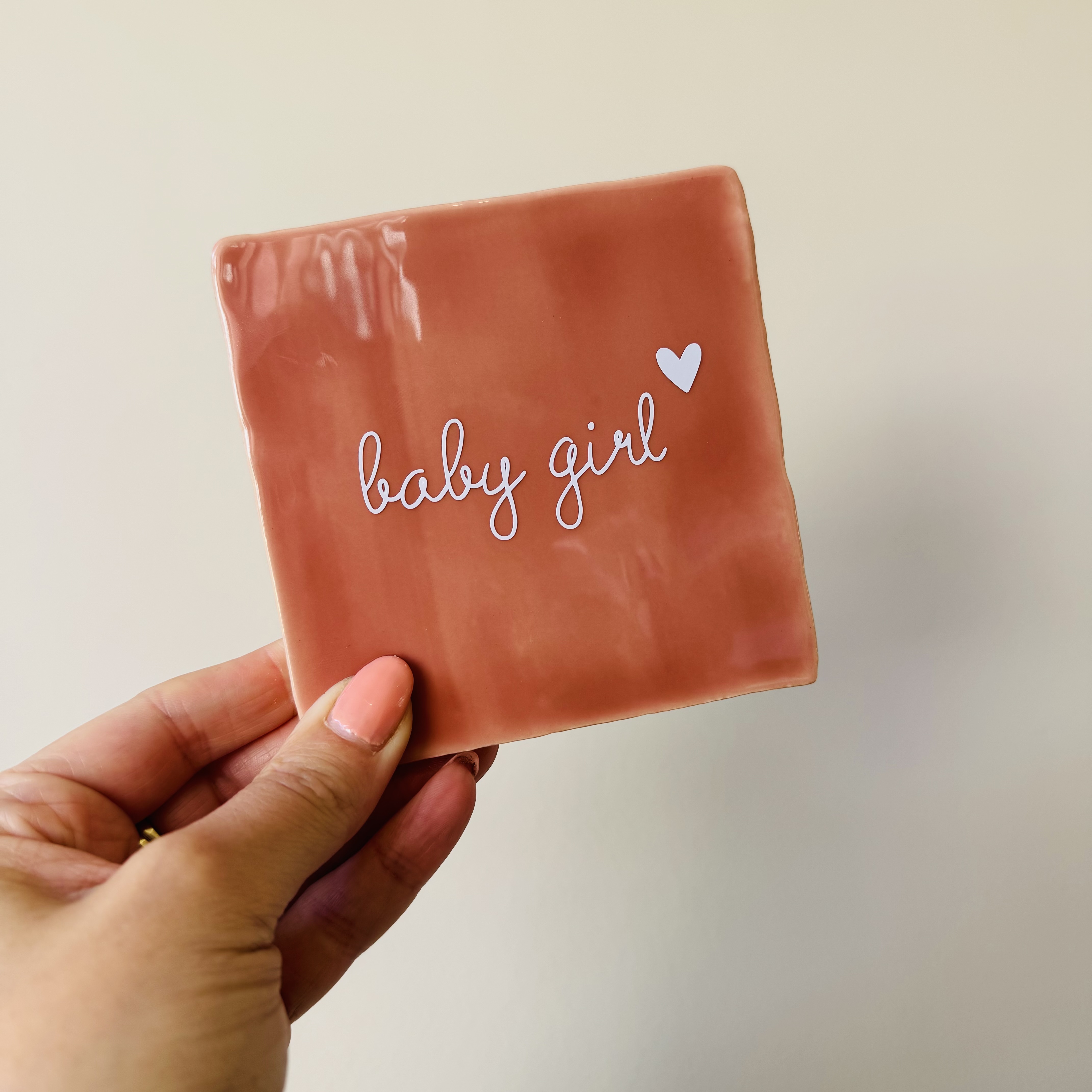 Tegeltje - Baby girl
