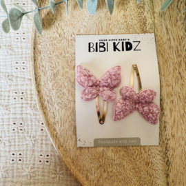 Haarspeld Roze Vlinders 