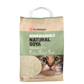 Kattenbakvulling Soja Fijne korrels Klonterend 2,5kg