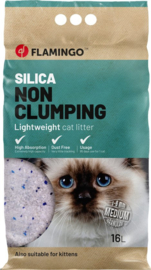 Flamingo Kattenbakvulling Silica Medium korrels