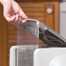 CA SMART SIFT KATTENTOILET INCL 4 AFVALZAKKEN antraciet/wit