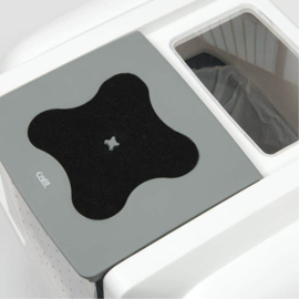 CA SMART SIFT KATTENTOILET INCL 4 AFVALZAKKEN antraciet/wit