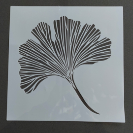 Sjabloon 30x30 cm - Gingko blad