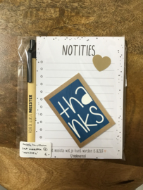Miekinvorm Set meester 2 ‘Notities’