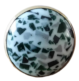 Knop Terrazzo groen - 36mm