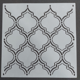 Sjabloon 30x30 - Lantaarn patroon