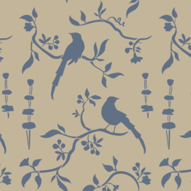 A.S. Sjabloon A3 - Chinoiserie Birds