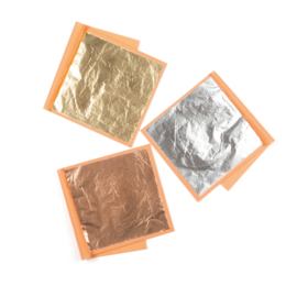 Metal leaf loose gold 25 sheets