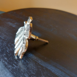 Knop Goud Blad XL - 90mm