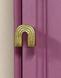 Knop Goud Regenboog - 45mm
