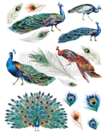 Transfer Redesign - Peacock Dreams (60,96x88,90 cm)