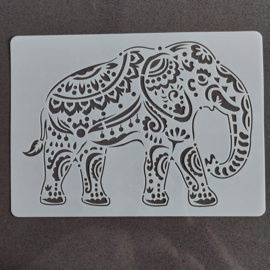 Sjabloon A4 - Olifant