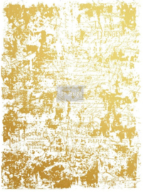 Transfer Redesign - Gilded Distressed Wall
