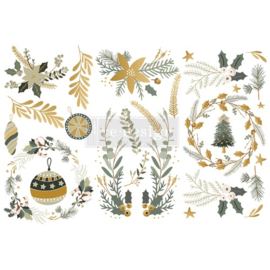 Transfer Redesign - Holiday Spirit - Kerst (3 vellen van 15,24x30,48 cm)
