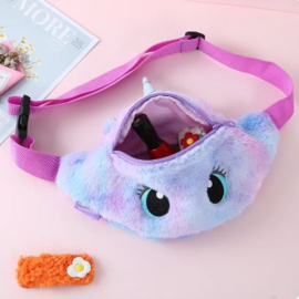 Heuptasje pluche Rainbow Unicorn