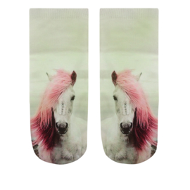 Sokjes met print pony of paard