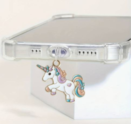 Stof plug telefoon Unicorn