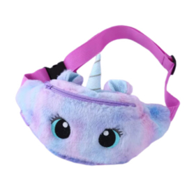 Heuptasje pluche Rainbow Unicorn