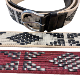 Polo riem leer / nylon