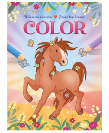Kleurboek paardenfans COLOR