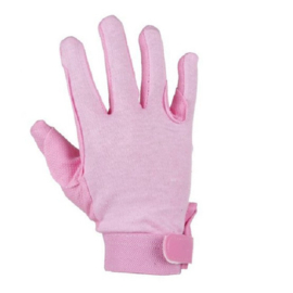Handschoenen katoen roze