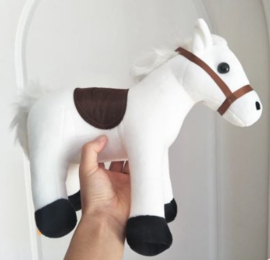 Pluche paard 35x25cm