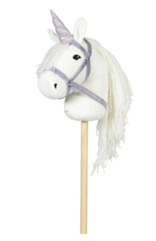 Stokpaard halster met eenhoorn